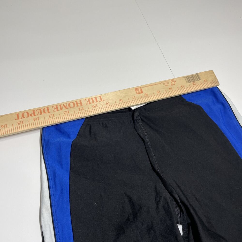 Mens Black wBlue White SPEEDO Competitive Swim Shorts 32 - Picture 2 of 11